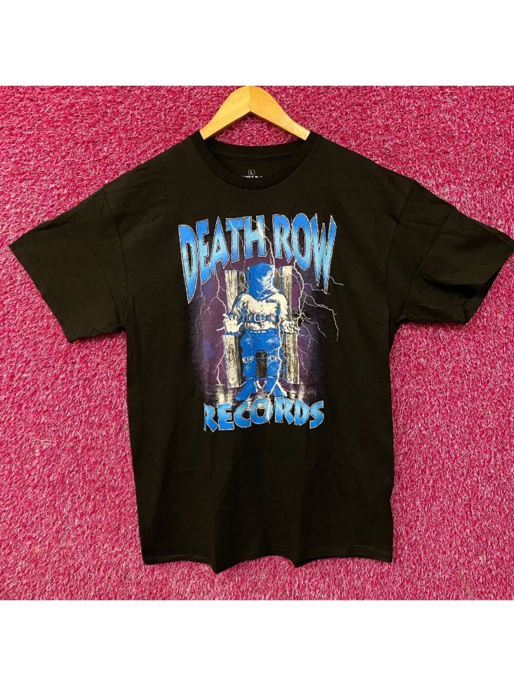 Death Row Records Electric Chair T-Shirt size Large